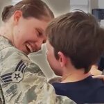 Air Force sister starts homecoming with a prank